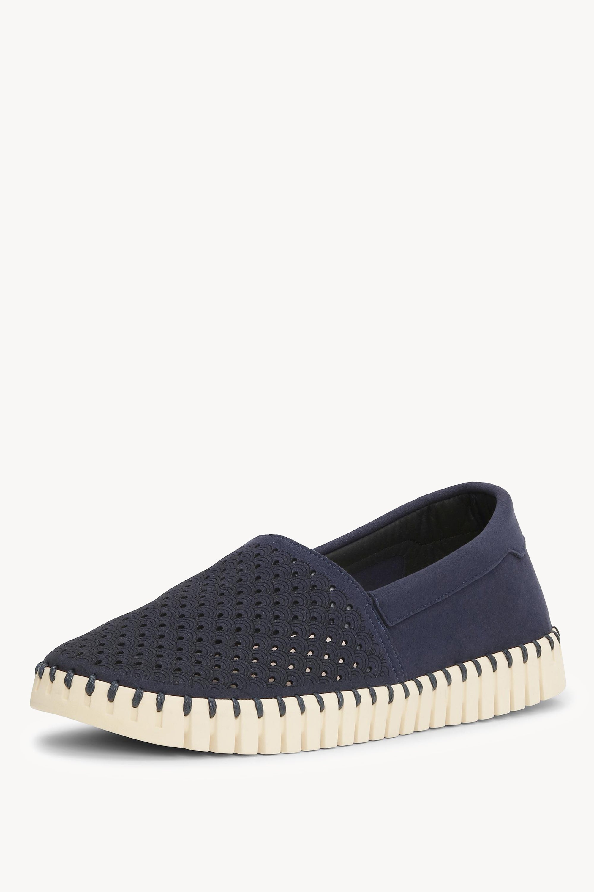 TULIP3483 DARK INDIGO PEARLED IVORY