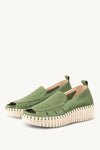 ARTICHOKE GREEN PEARLED IVORY